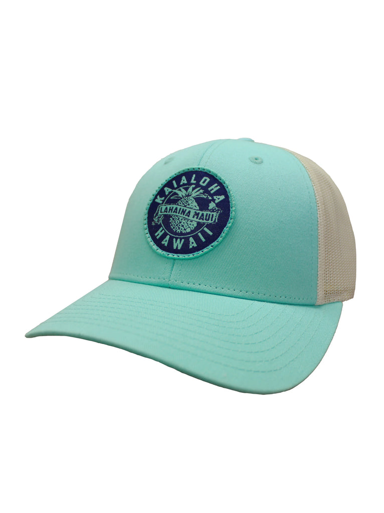 Say Aloha to our Pine Stamp Island Snapback featuring a pineapple patch on the front and island tab on the back. 