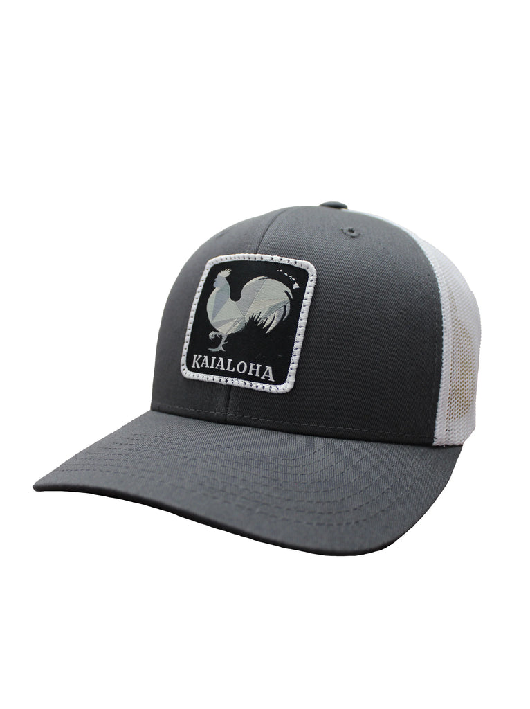 This snapback features our Rooster design with Aloha on the back. 