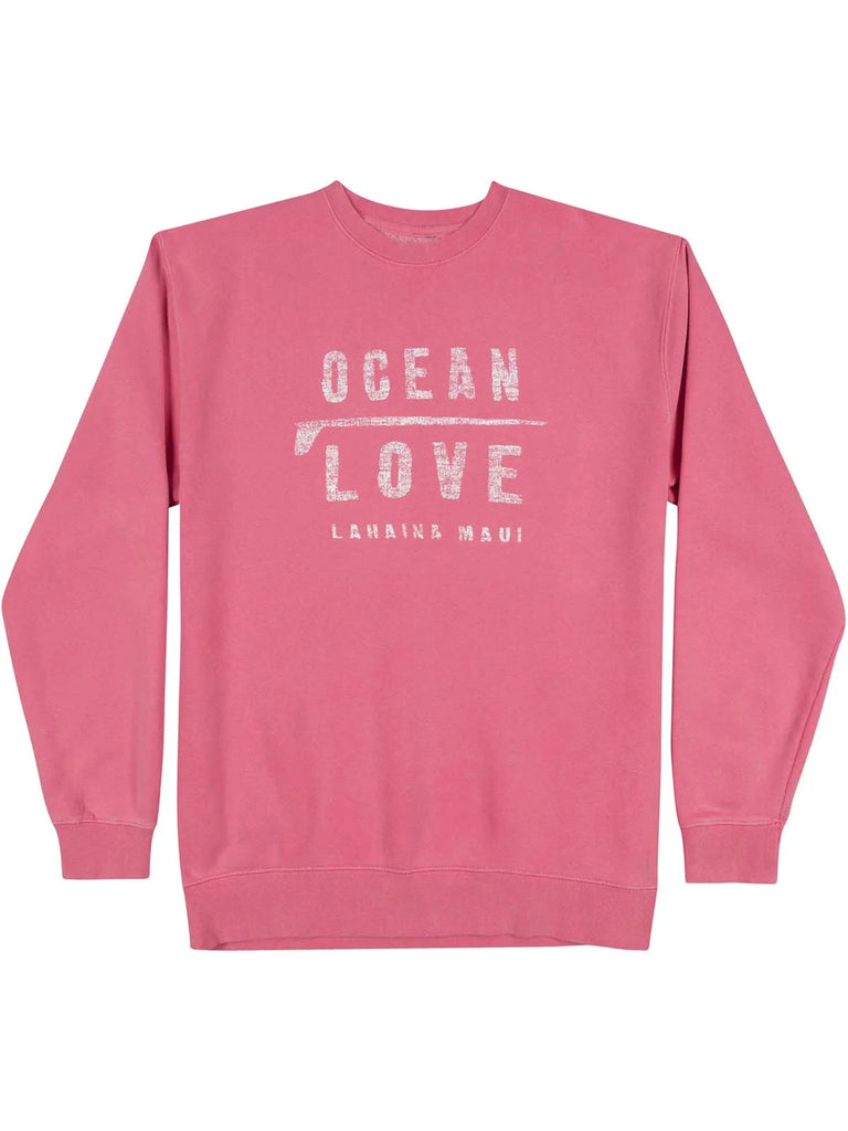 Calling all Ocean Lovers! This crew is for you! Made of pigment dyed fabric which creates the perfect washed and worn look!  Features:  80% cotton / 20% polyester blend 1 x 1 ribbing at neck, cuffs and waistband Made in China Standard unisex fit, true to size