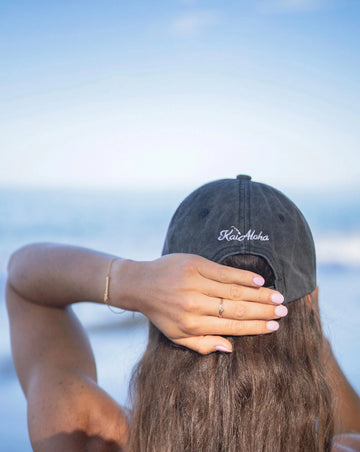 This best-selling dad hat features the Hawaiian Island Chain with our signature wave logo inside the Big Island!